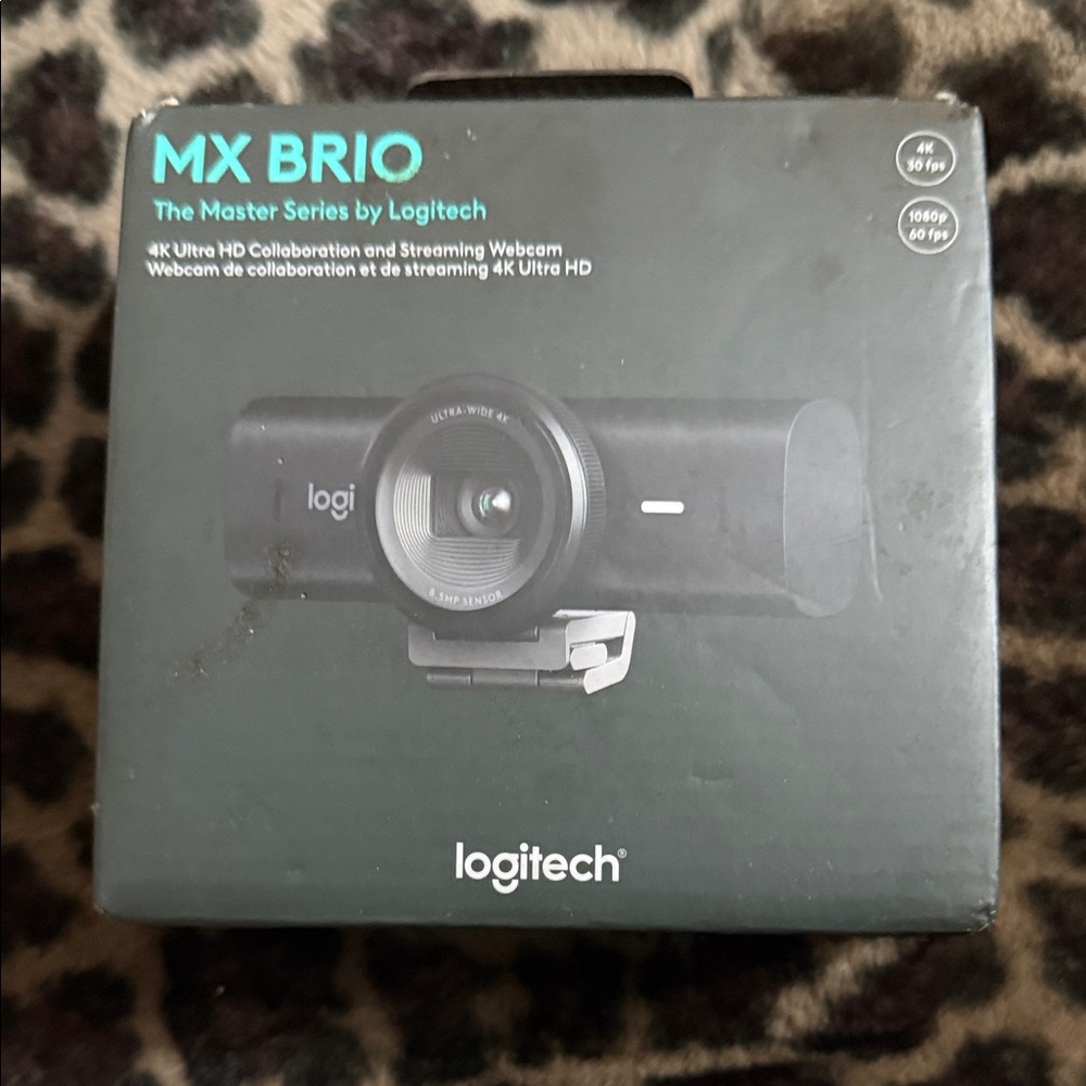 Logitech MX BRIO 4K Streaming Webcam - Black